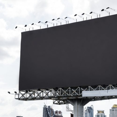 Blank bill board mockup